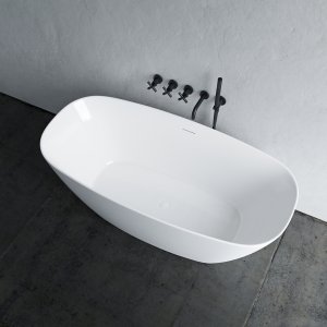 Chic 150 - 150x72 cm Bathtub, Slim Design, Glossy White
