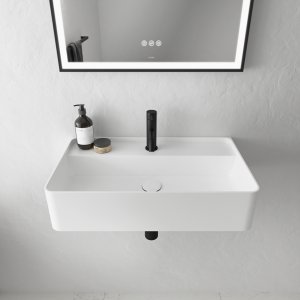 Coco 60 - Håndvask 60x35 cm, Mathvid SolidTec®