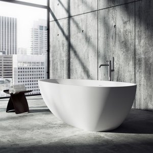 Boheme XL 180 - Bathtub 180x90, Solid Mathvid SolidTec®