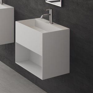 Boxo 55 - 55x40 Sink with storage, Mathvid SolidTec®