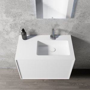 Compact 2 Waterproof 70X40R - Washstand, Mathvid SolidTec®