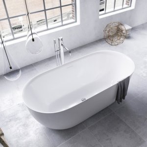 Yin-Yang 170 - Bathtub 170x78 cm, Glossy White