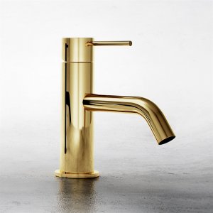 Semplice SHV301 - Washbasin fitting, S-size, Polished Brass Natural
