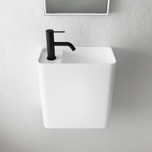 Coco 2R - Håndvask 36x18 cm, Mathvid SolidTec®