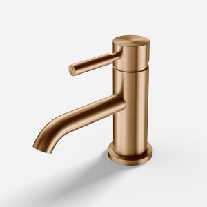 Semplice SHV101 - 1-grebs håndvaskarmatur, PVD Børstet Kobber