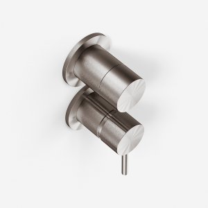 Semplice SBR901 - 1-grebs brusebatteri, PVD Børstet Stål