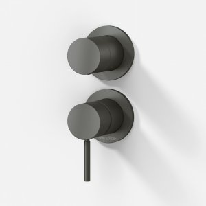 Semplice SBR901 - 1-grebs Brusebatteri, PVD Matt Gun Metal