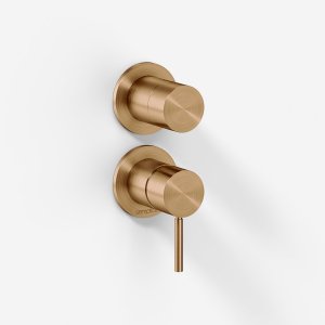 Semplice SBR901 - Single lever shower mixer, PVD Brushed Copper