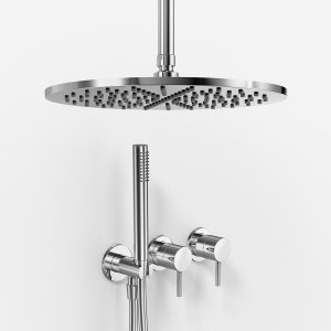 Semplice SBR801 S10 - Ø30 cm, Loft, Krom 