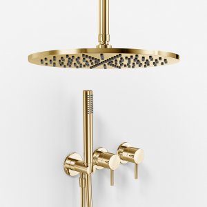 Semplice SBR801 S10 - Brusesæt, Ø30 cm, Loft, Messing Natur 