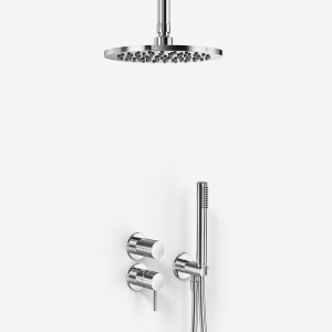 Semplice SBR901 S08 - Brusesæt Ø20 cm, Loft, Krom