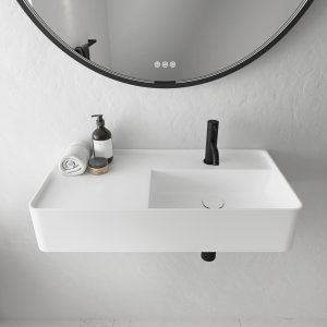 Coco 7R - Håndvask 70x35 cm, Mathvid SolidTec®