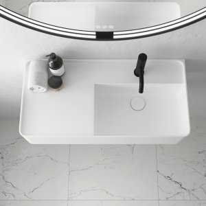 Coco 7R - 70x35 Sink on the right, Mathvid SolidTec®