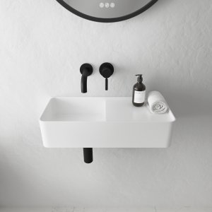 Coco 5L - Håndvask 60x25 cm, Mathvid SolidTec®