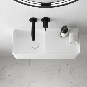 Coco 5L - Håndvask 60x25 cm, Mathvid SolidTec®