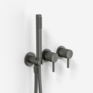Semplice SBR801 - Shower set, PVD Matt Gun Metal