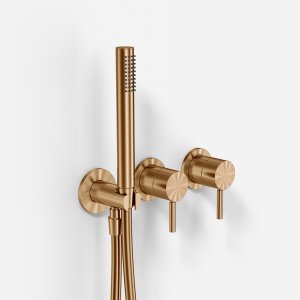 Semplice SBR801 - Shower set, PVD Brushed Copper