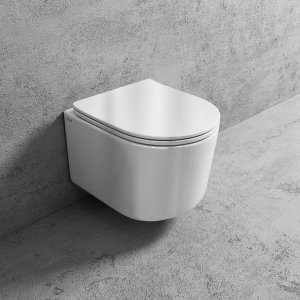 Soho PS2-18 - Toilet 49 cm, Hvid, Rimless + EasyClean Coat