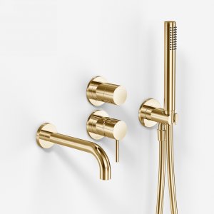 Semplice SBR901 S11 - Tub/shower fitting, Polished Brass natural