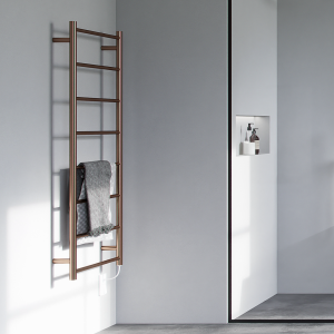 Pulcher Minimalism PM128 - Electric towel warmer, 50 x 128h cm, PVD Brushed Copper