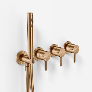 Semplice STB801 - Thermostat set, PVD Brushed Copper
