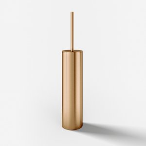 Semplice PS33 - Floor-standing toilet brush, PVD Brushed Copper