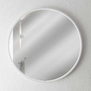 Pulcher Mood 1 PM1-100 - Ø100 cm. Anti-fog mirror w/light and light control, Mathvid 