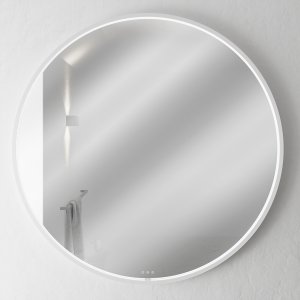 Pulcher Mood 1 PM1-110 - Ø110 cm. Anti-fog mirror w/light and light control, Mathvid 