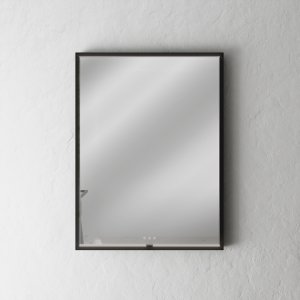 Pulcher Mood 2 PM2-6080 - Mirror w/light and light control, Matt black frame