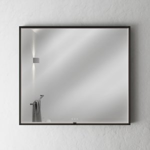 Pulcher Mood 2 PM2-9080 - Mirror w/light and light control, Matt black frame