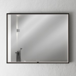 Pulcher Mood 2 PM2-1080 - Mirror w/light and light control, Matt black frame