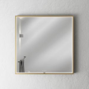 Pulcher Mood 2 PM2-8080 - Mirror w/light and light control, Brushed Brass