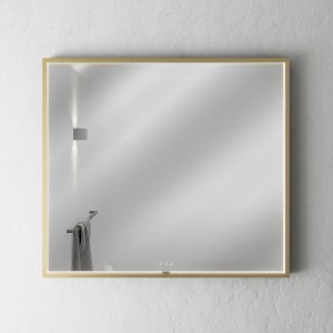 Pulcher Mood 2 PM2-9080 - Mirror w/light and light control, Brushed Brass