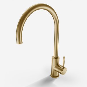 Semplice SKV101 - Køkken bl.batt., Ø22-Tud, PVD Børstet Messing