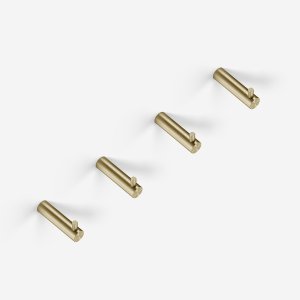 Semplice PS18 S01 - 4 x Krog, PVD Børstet Messing