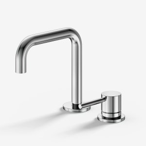 Semplice SHV405 S02 - Håndvaskblander med fast tud, Krom