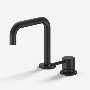 Semplice SHV405 S02 - Håndvaskblander med fast tud, Matsort