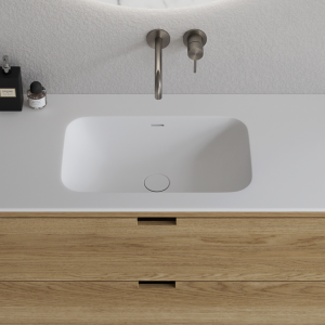 CPH Tapwork Soft 140L - MKII, Cabinetry in Natural Oak including Matt white SolidTec sink