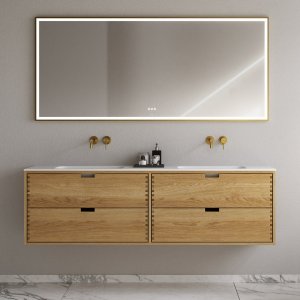 CPH Tapwork Soft 180D - MKII, Fingertappet Snedkermøbel i Natur Eg inkl. Mathvid SolidTec® Vask