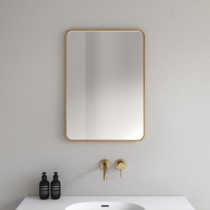 Noorwork NM5070 - 50x70 cm, Snedker Trærammespejl i olieret Egetræ