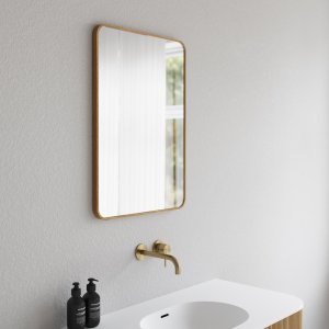 Noorwork NM5070 - 50x70 cm, Snedker Trærammespejl i olieret Egetræ
