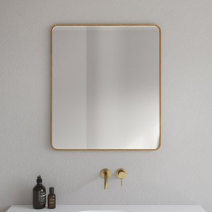 Noorwork NM7080 - 70x80 cm, Snedker Trærammespejl i olieret Egetræ