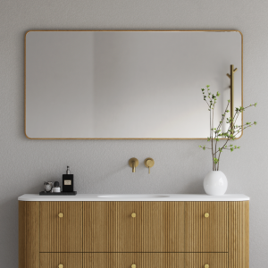 Noorwork NM7014 - 70x140 cm, Snedker Trærammespejl i olieret Egetræ