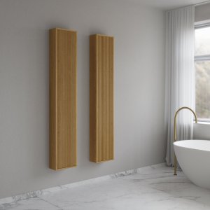 Noorwork NHC3117 - 30x16x170 cm, Snedkerhøjskab i Natur Eg 