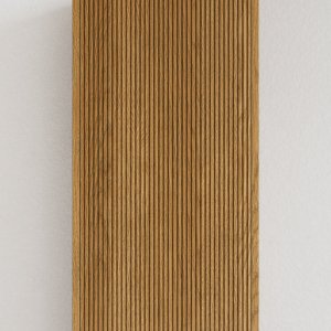 Noorwork NHC4117 - 40x16x170 cm, Snedkerhøjskab i Natur Eg 