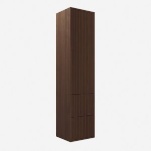 Noorwork NHC4317 - 40x35x170 cm High cabinet, Walnut