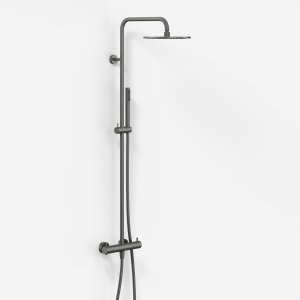 Semplice Rain DeLuxe SRL02 - SmartTerm Ø25 EasyClean, PVD Matt Gun Metal