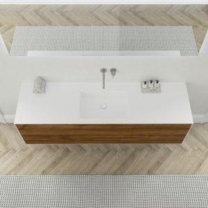 Copenhagen Chic 180 - MKII, Raw American Walnut w/ Glacier White Corian®