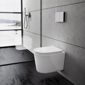 Mood PM-18 - Toilet 52,5 cm, Hvid, Vortex + EasyClean Coat