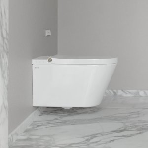 Aqualux PAX2-S Duschtoilet - LuxDusch Bidet function & Soft-Close Seat w/heating Vortex flush White